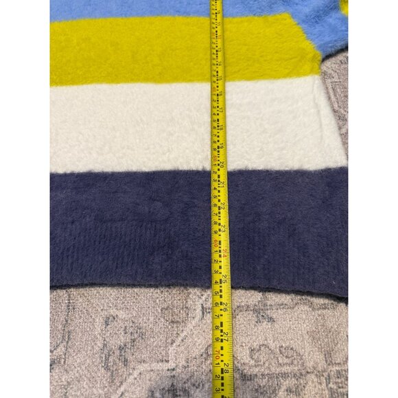 Aerie Women's Pullover Chenille Sweater Size Medium Striped Cozy Soft - Picture 7 of 7